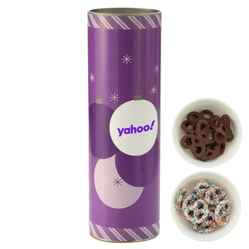 8-Inch Tube with Chocolate Pretzels — view 5