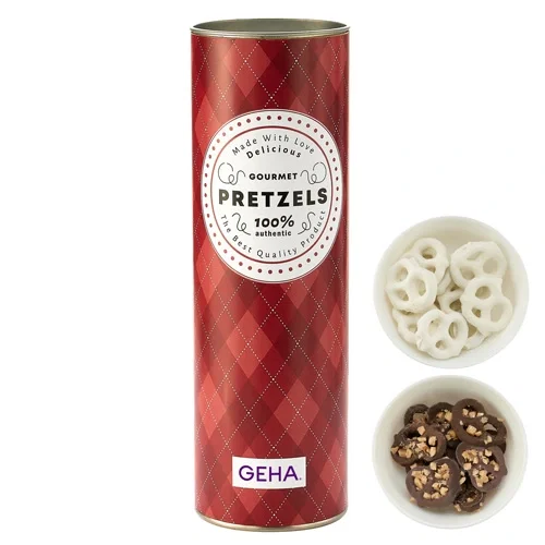8-Inch Tube with Chocolate Pretzels — view 8