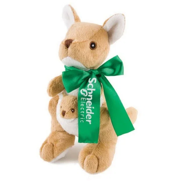 Kangaroo Mom with Baby Stuffed Animals - 8"