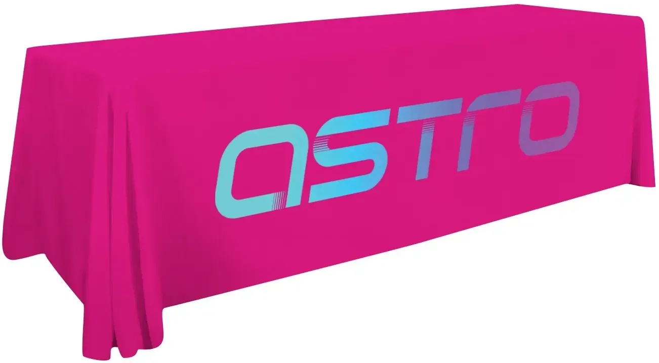 8' LazerLine 3-Sided Throw Full-Color Front Only — view 15