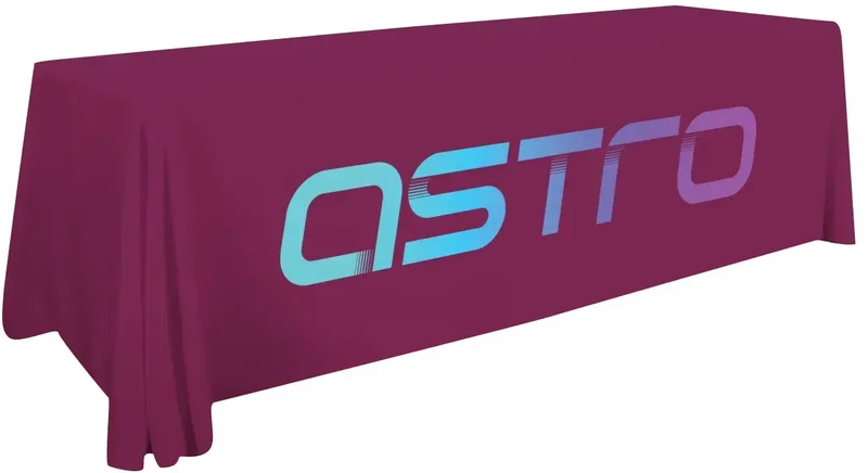 8' LazerLine 3-Sided Throw Full-Color Front Only — view 21