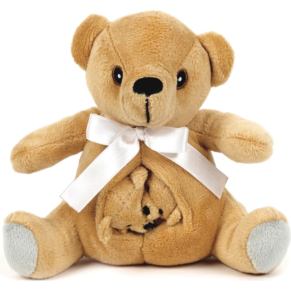 Mother Bear and Baby Bear Stuffed Animals - 8"