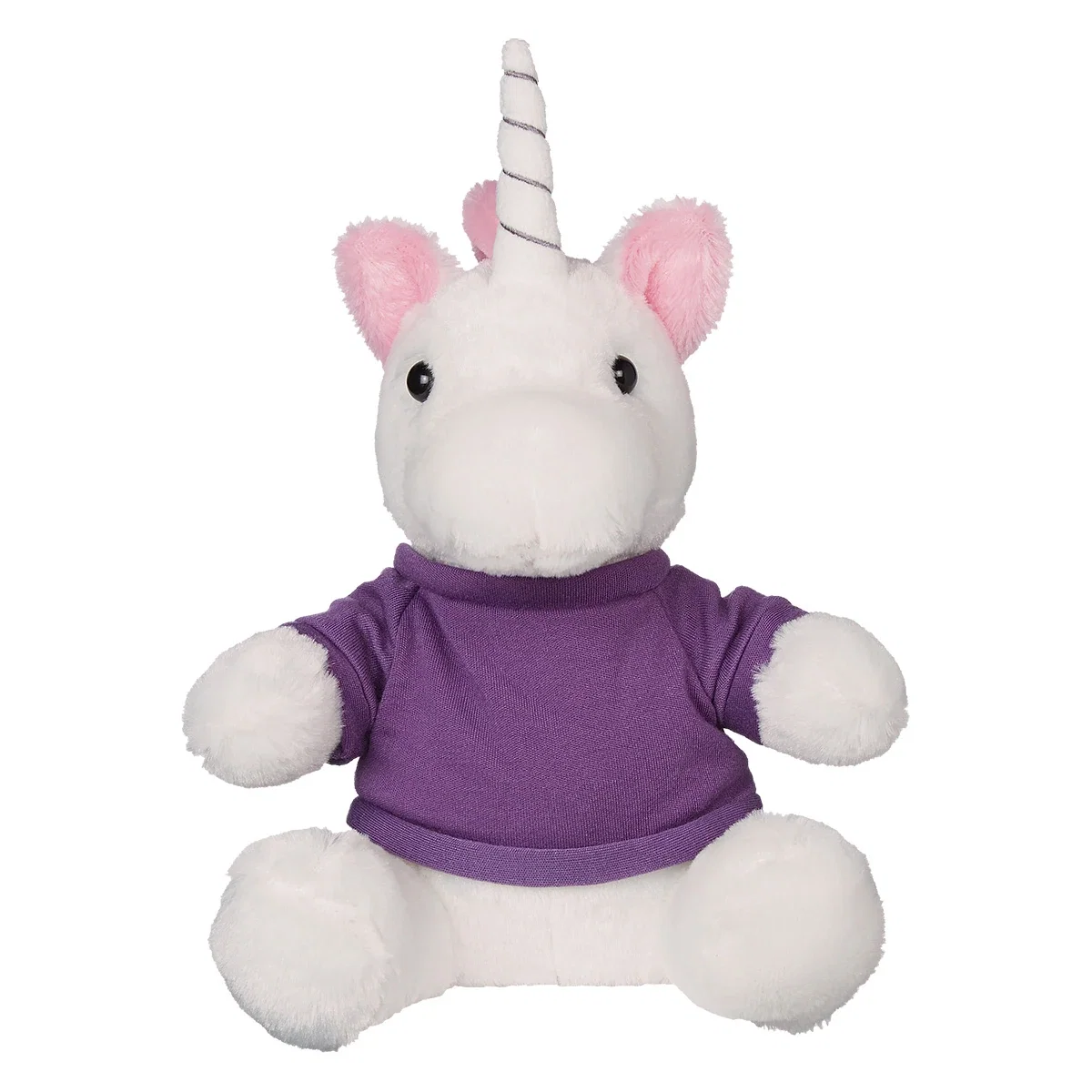 Profile view of the larger stuffed animal