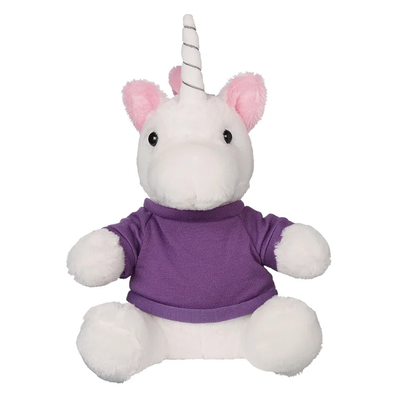Profile view of the larger stuffed animal