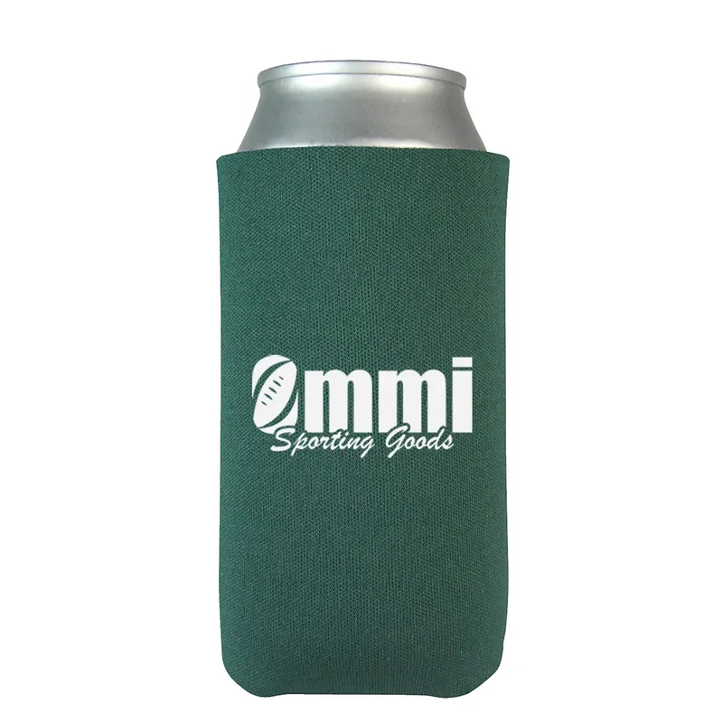 Top opening stretched around a slim can