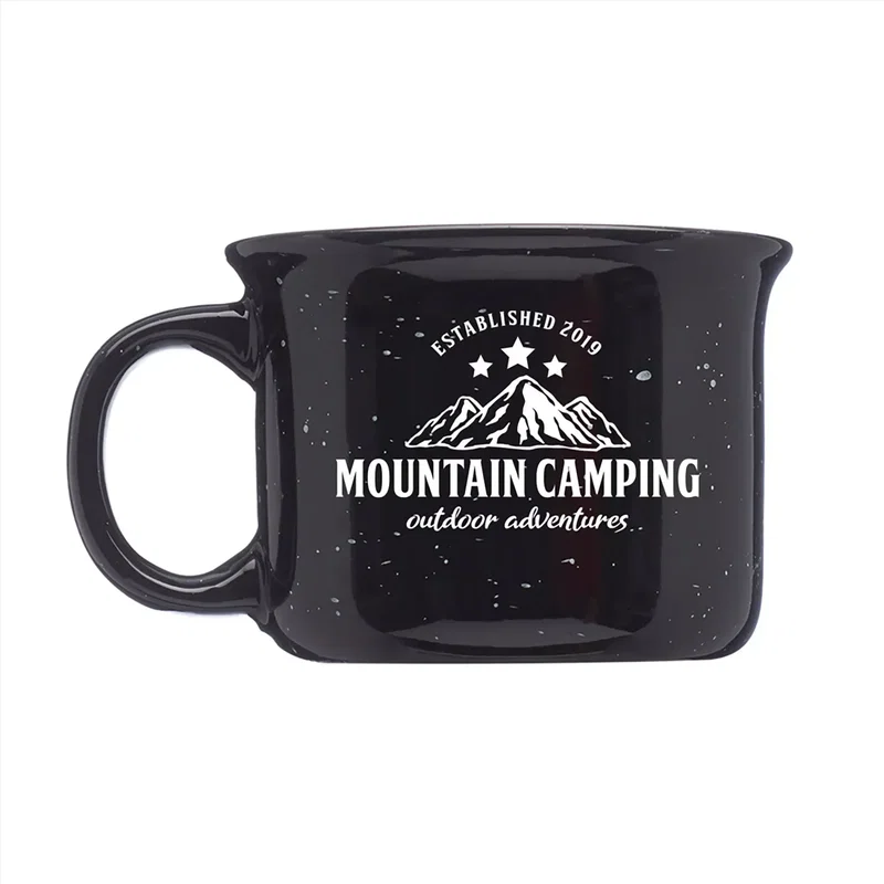 8 oz. Speckled Hearth Ceramic Mug (1 color imprint) — view 3