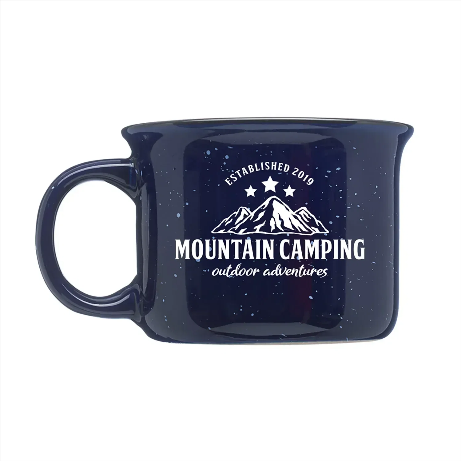 8 oz. Speckled Hearth Ceramic Mug (1 color imprint) — view 4