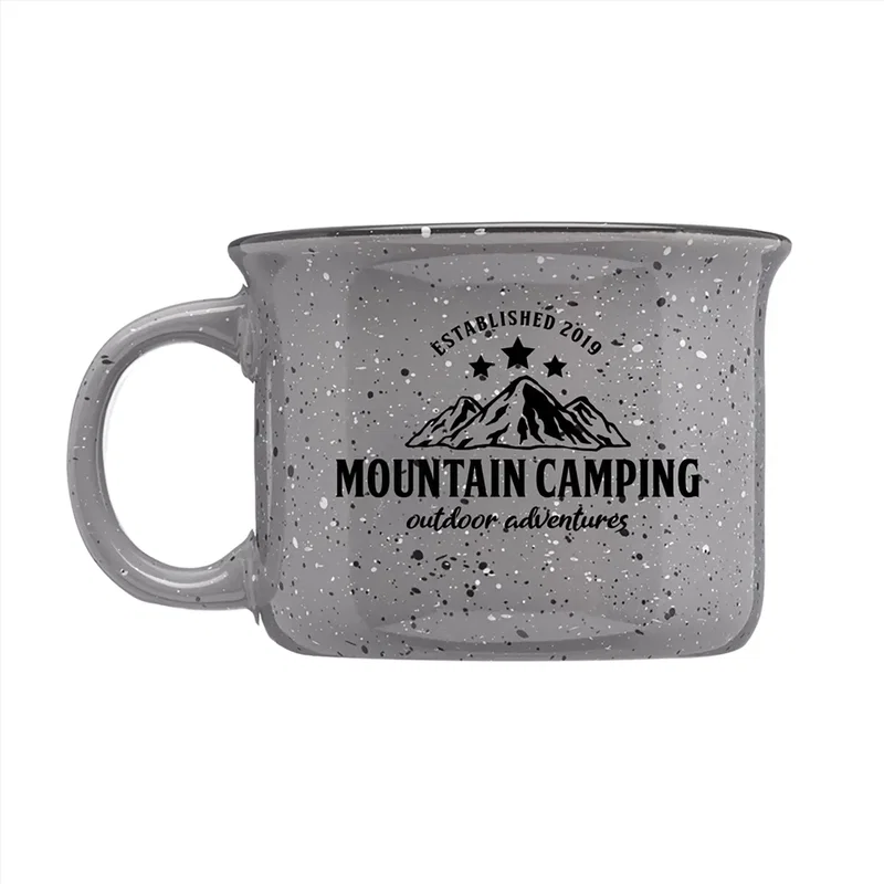 8 oz. Speckled Hearth Ceramic Mug (1 color imprint) — view 6