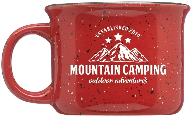 8 oz. Speckled Hearth Ceramic Mug (1 color imprint) — view 7