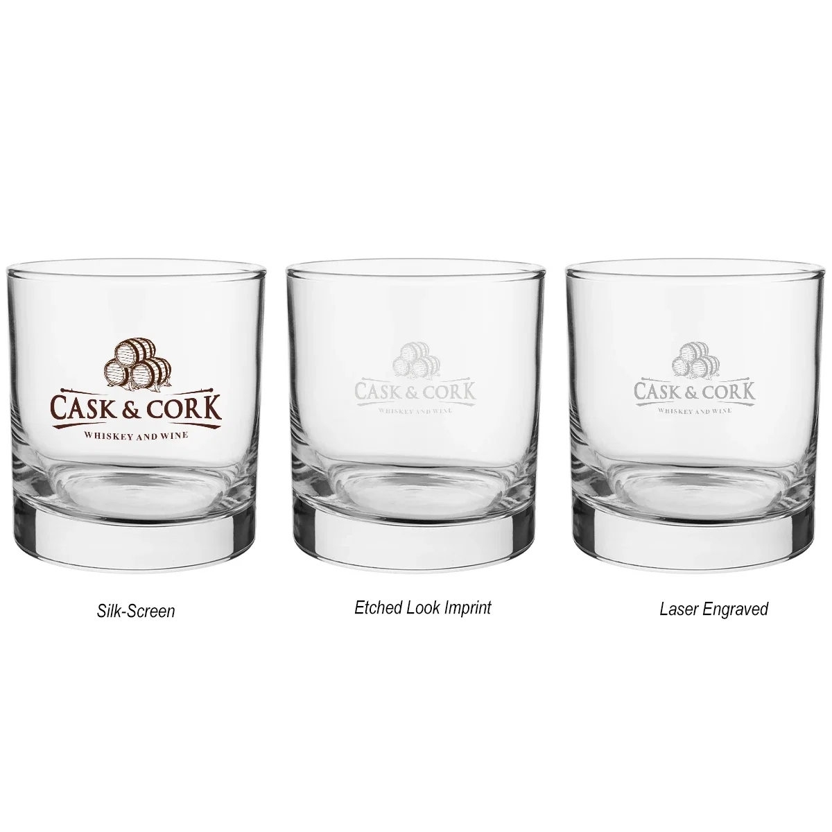 Larger 13.5 ounce glass standing beside the smaller pour