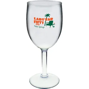 Logo Wine Glass - 8 Oz.