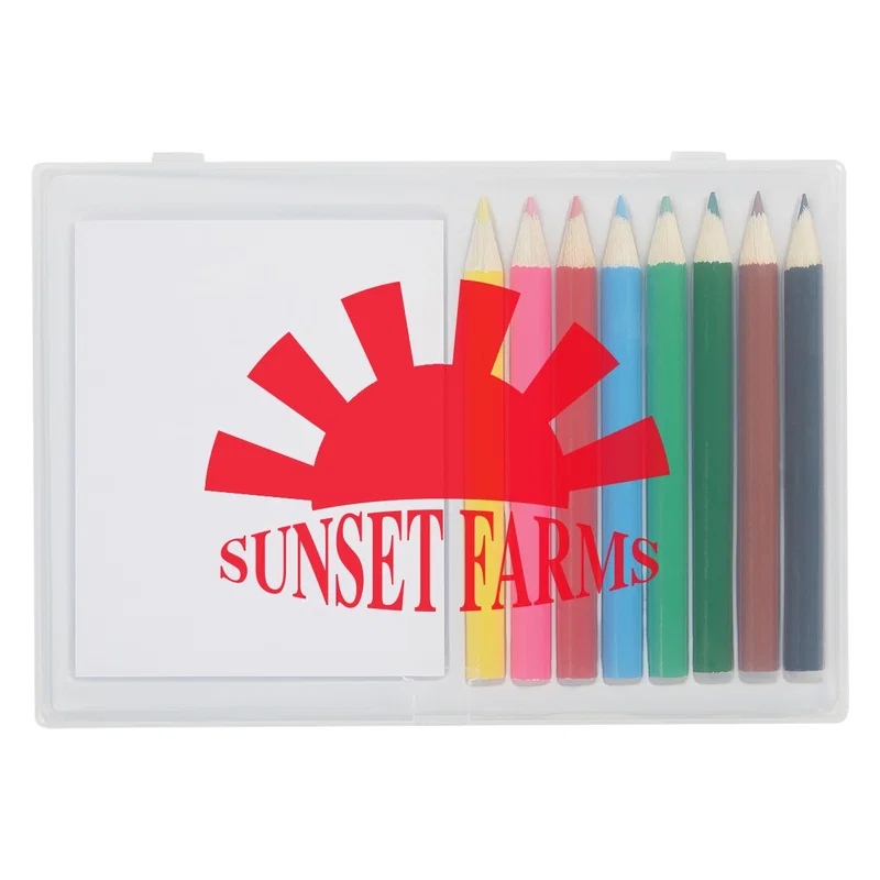 8-Piece Colored Pencil Art Set In Case — view 4