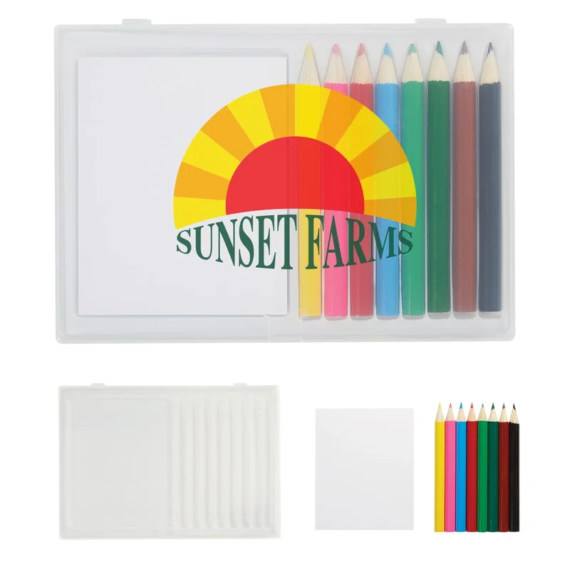 8-Piece Colored Pencil Art Set In Case — view 5