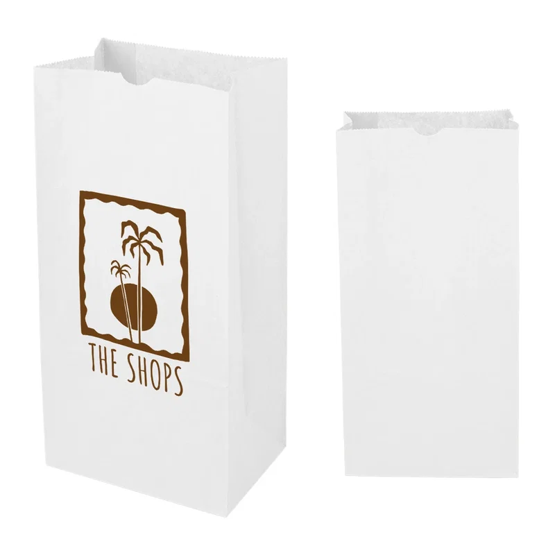 8# SOS Kraft Paper Bag – 6.12" x 12.43" — view 2
