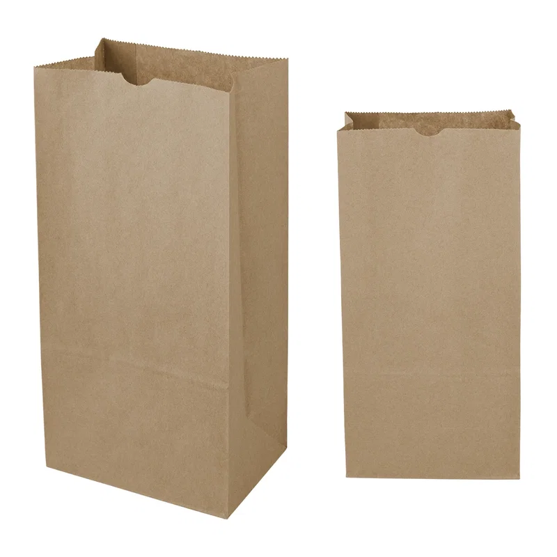 8# SOS Kraft Paper Bag – 6.12" x 12.43" — view 5