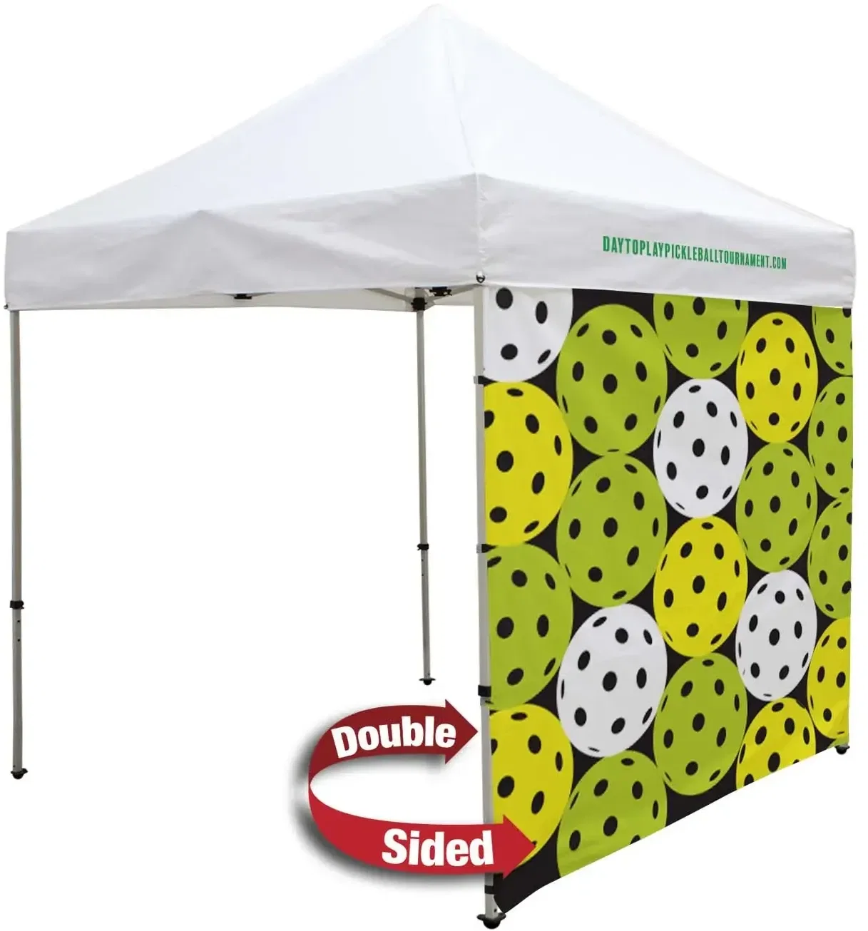 8' Tent Full Wall (Dye Sublimated, Double-Sided) — view 2