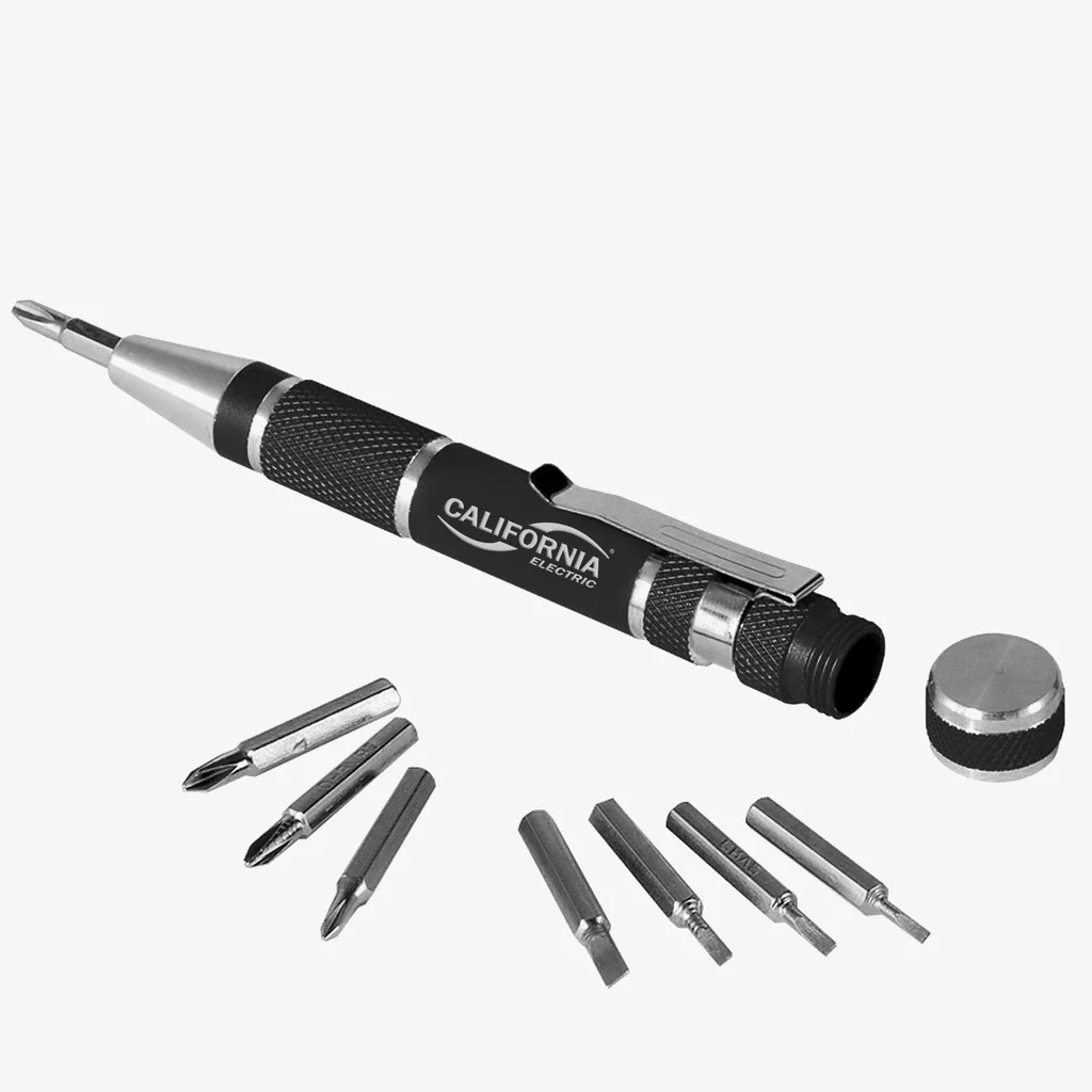 8 Tip Screwdriver — Black — view 3