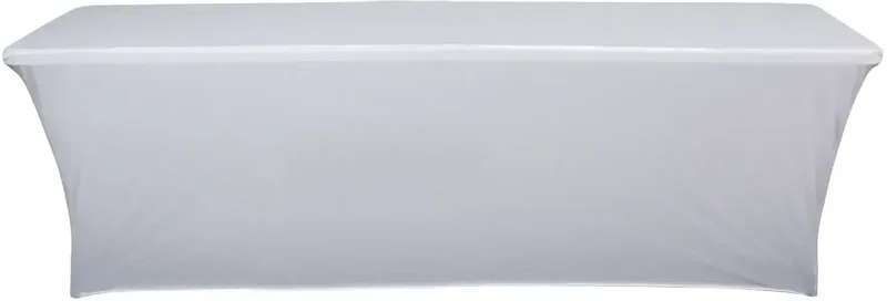 8' UltraFit Curve Table Throw (Full-Color Front Only) — view 3