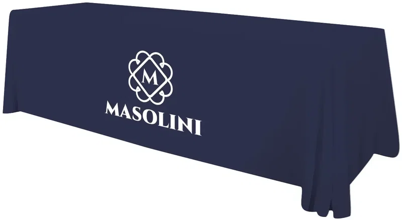8' Value Lite Table Throw (White Imprint, One Location) — view 5