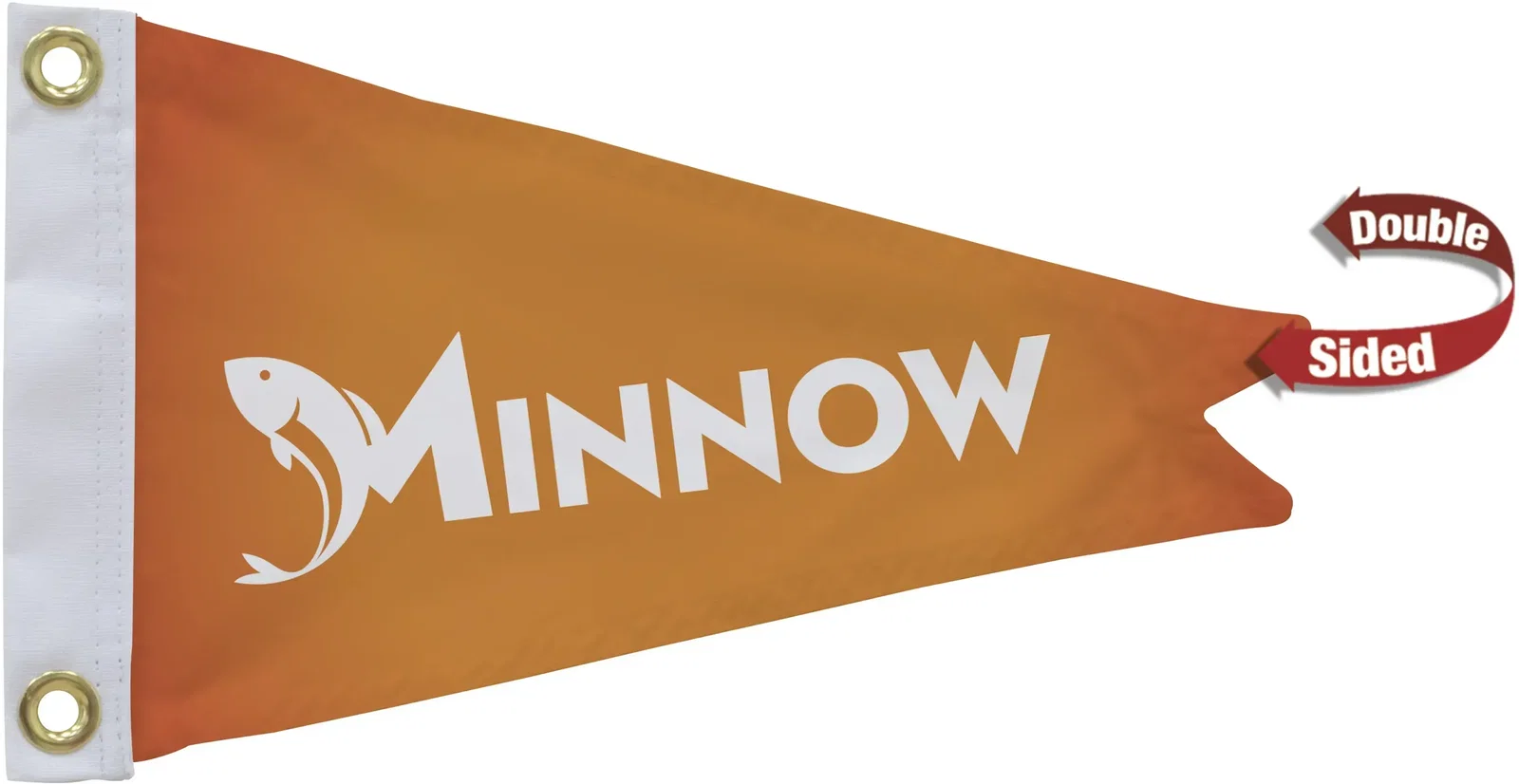 8" x 12" Nylon Burgee Flag Double-Sided — view 4