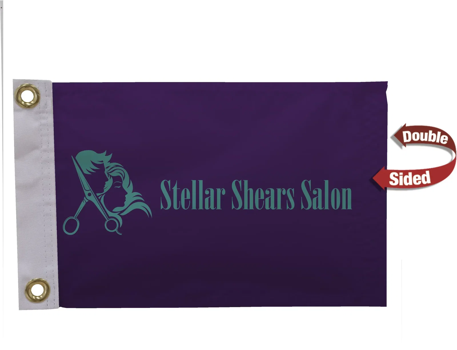 8" x 12" Nylon Flag Double-Sided — view 4