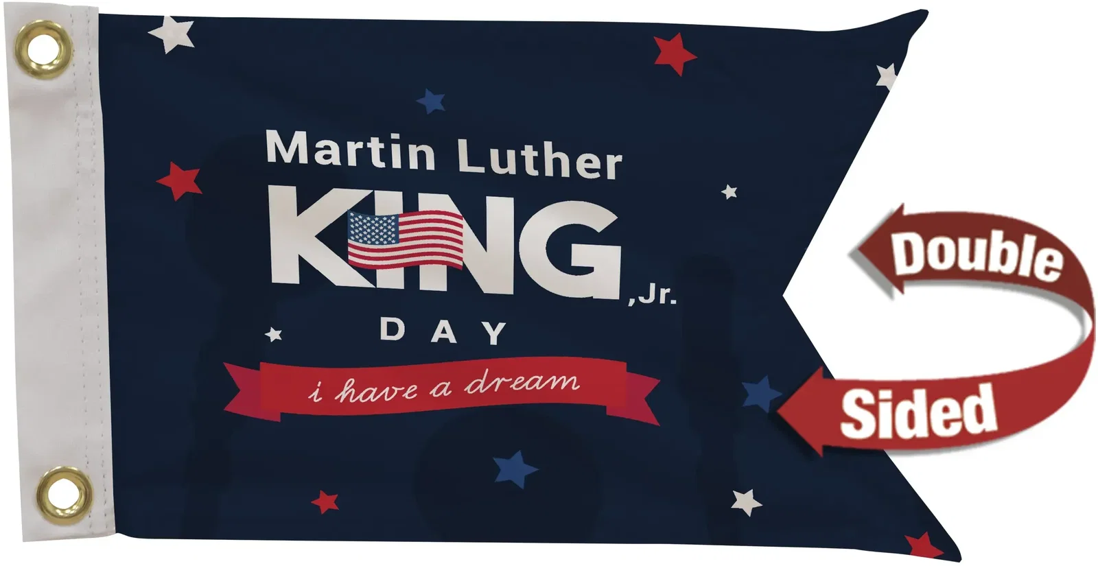 8" x 12" Nylon Guidon Flag Double-Sided — view 3