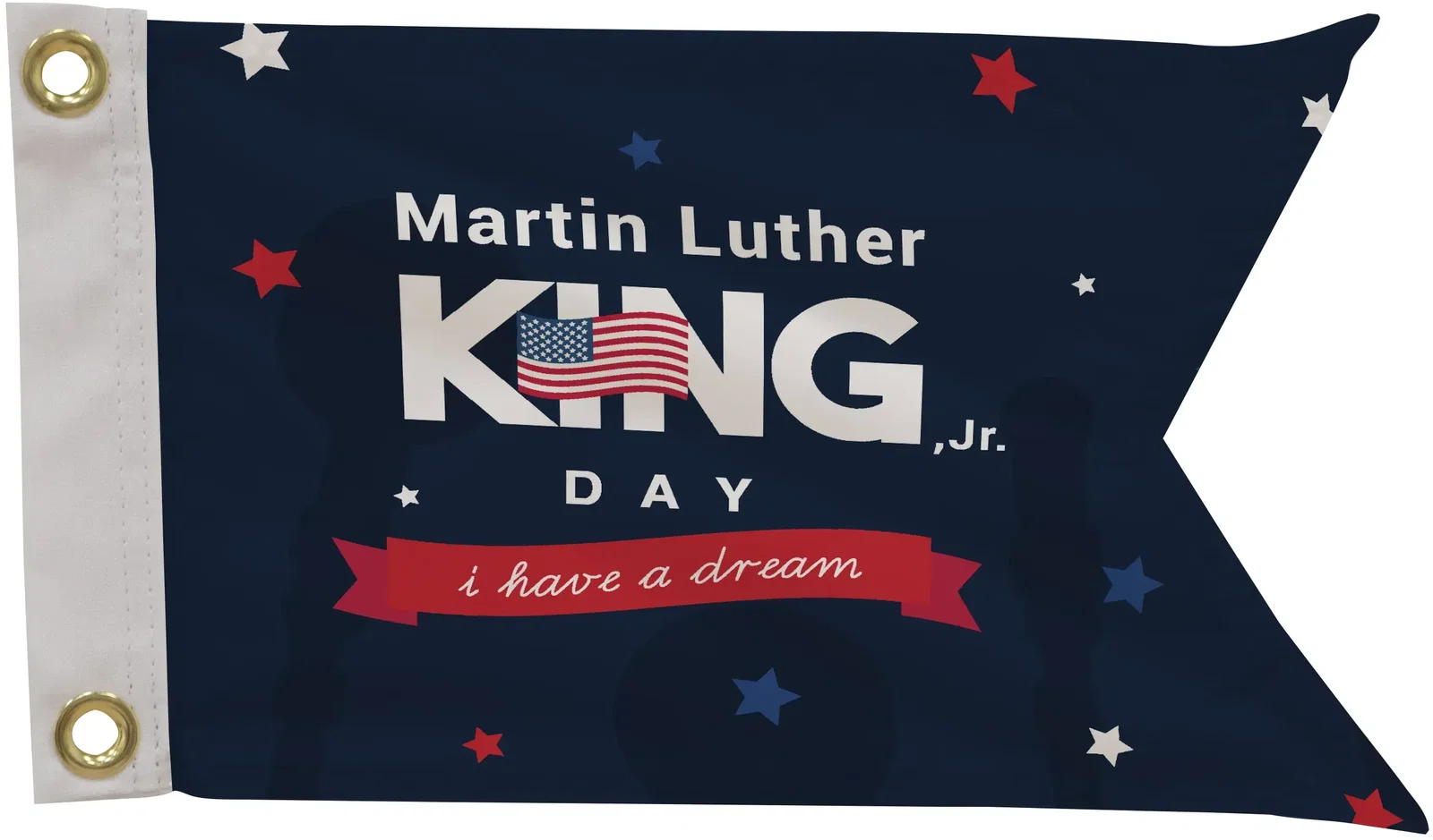 8" x 12" Nylon Guidon Flag Single-Sided — view 3
