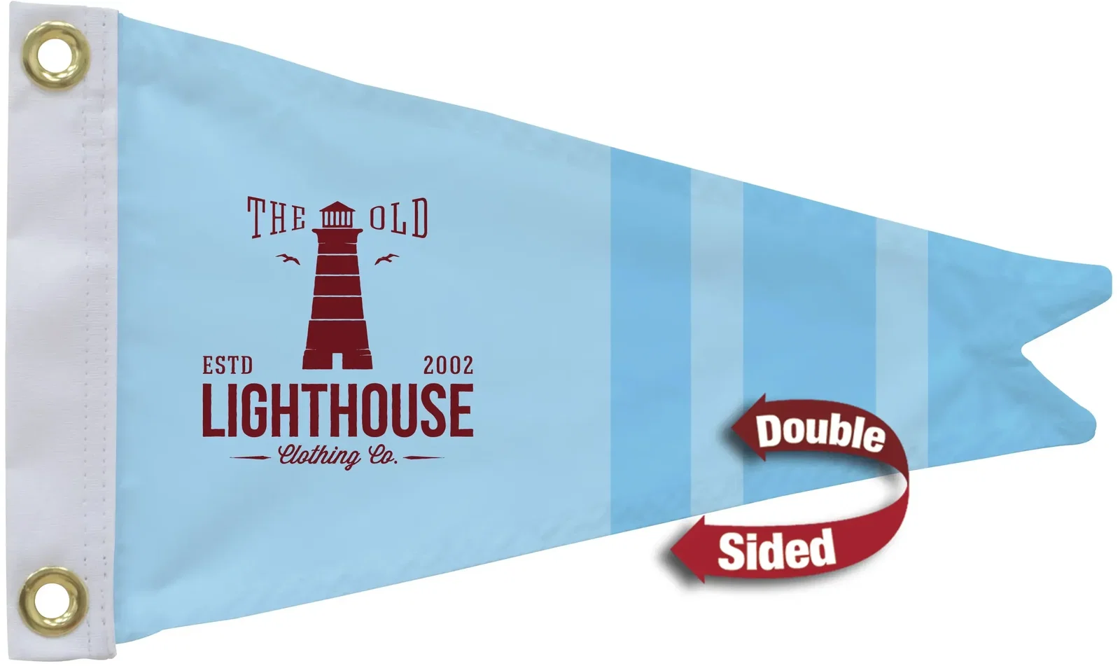 8" x 12" Polyester Burgee Flag Double-Sided — view 2