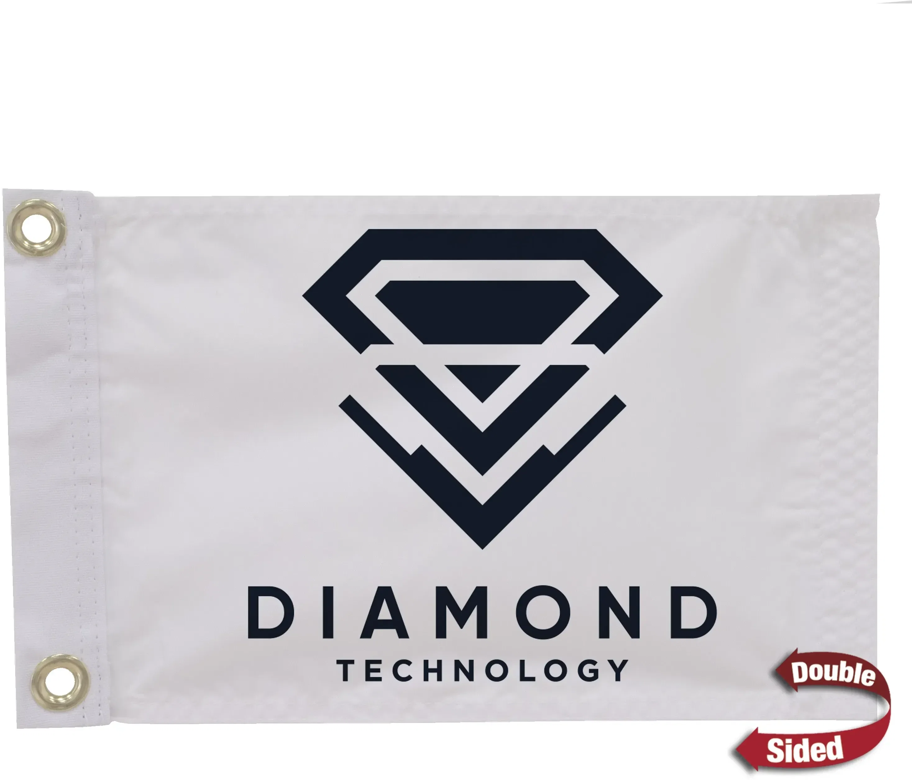 8" x 12" Polyester Flag Double-Sided — view 2