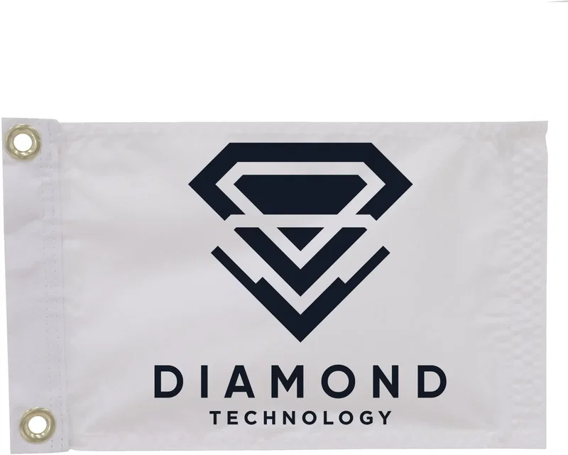 8" x 12" Polyester Flag Single-Sided — view 2