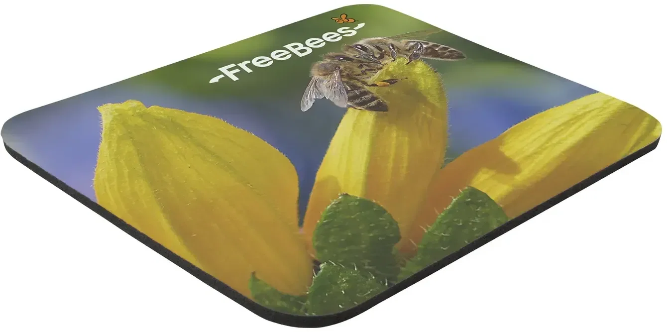 Personalized Logo Mouse Pad - 8"X9-1/2"X1/4" — view 3
