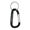 Carabiner With Split Ring - 8mm in Black