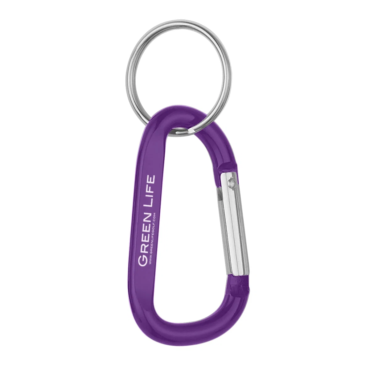 Purple accessory holding a small set of keys