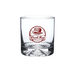 Spiral-Design Old Fashioned Glasses, 9.5 oz. Glass, Full-Color Imprint