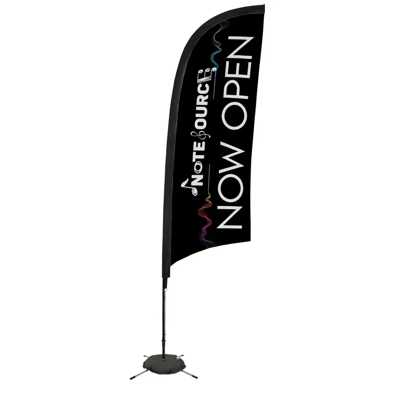 9' Elite Razor Nylon Sail Sign Kit (Single-Sided with Scissor Base) — view 5