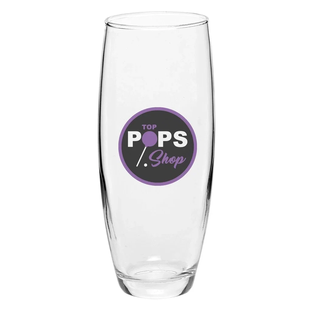 9 oz. ARC Perfection Cachet Stemless Champagne Flutes — Clear — view 2