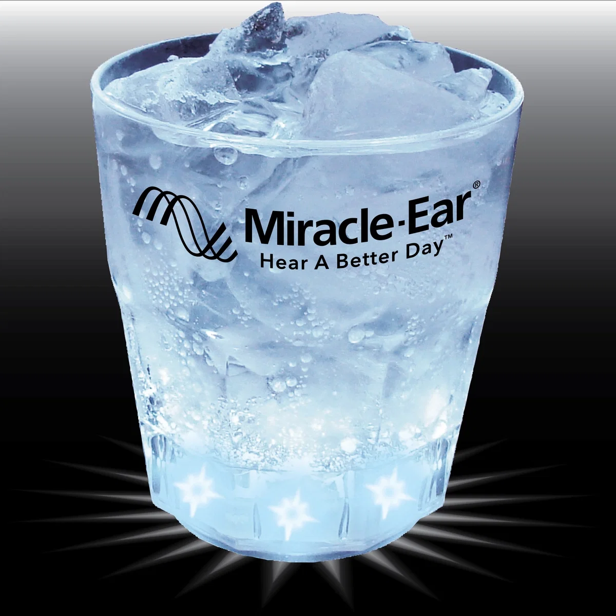 9 oz. Plastic Fluted Rocks Cup — view 3