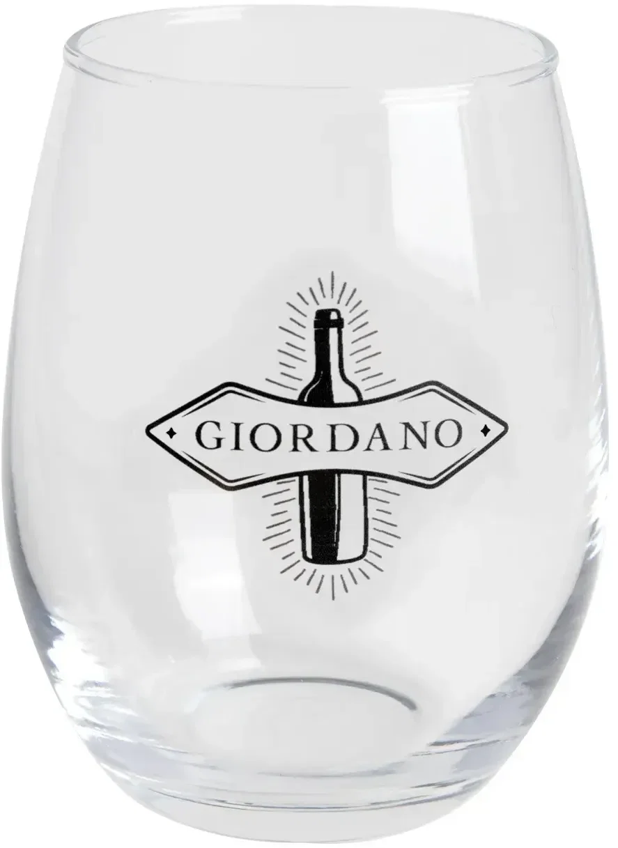 Custom Stemless Wine Glasses