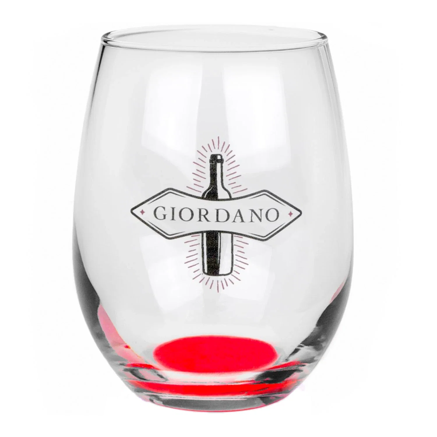 9 oz. Tulip Stemless Wine Glass — view 2