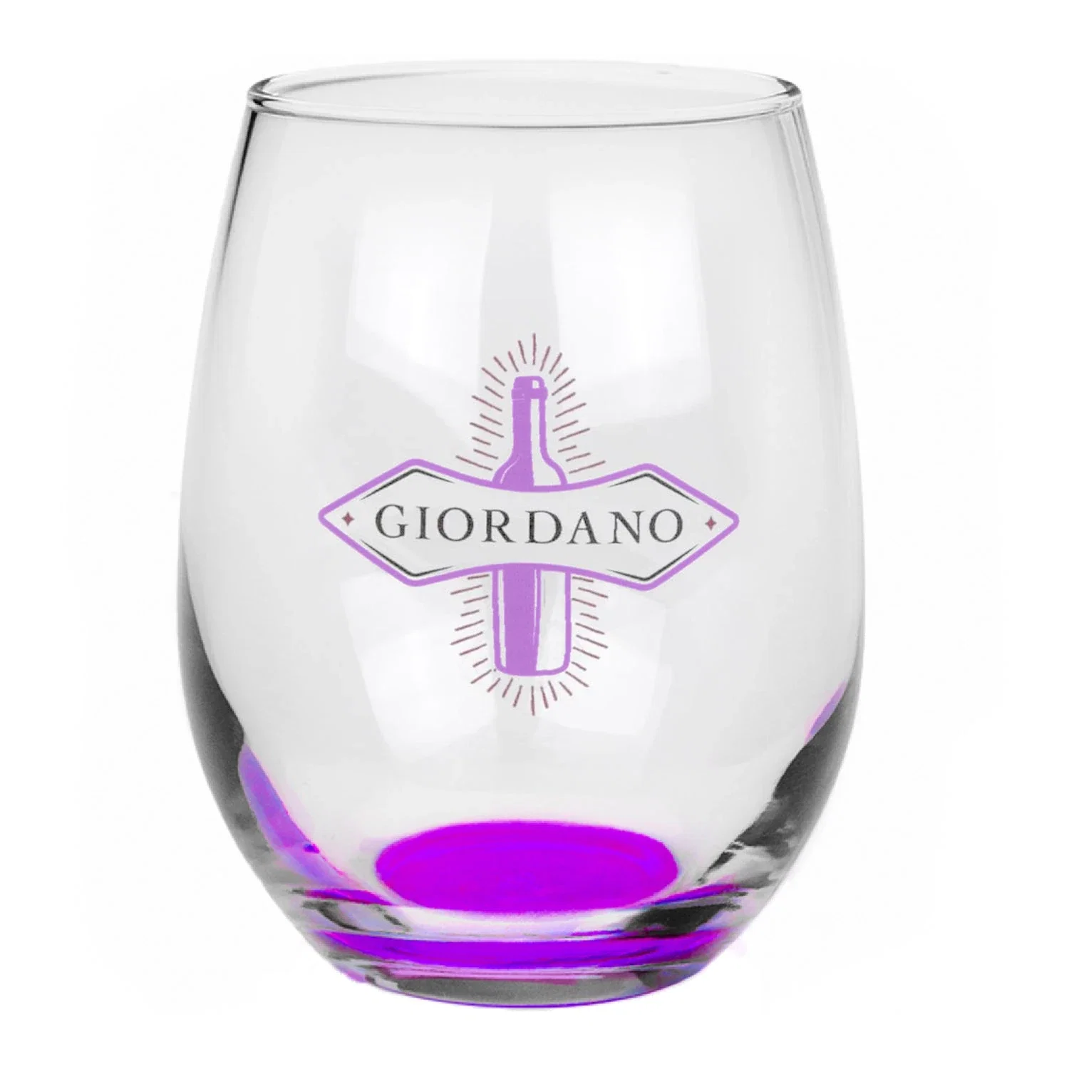 9 oz. Tulip Stemless Wine Glass — view 8