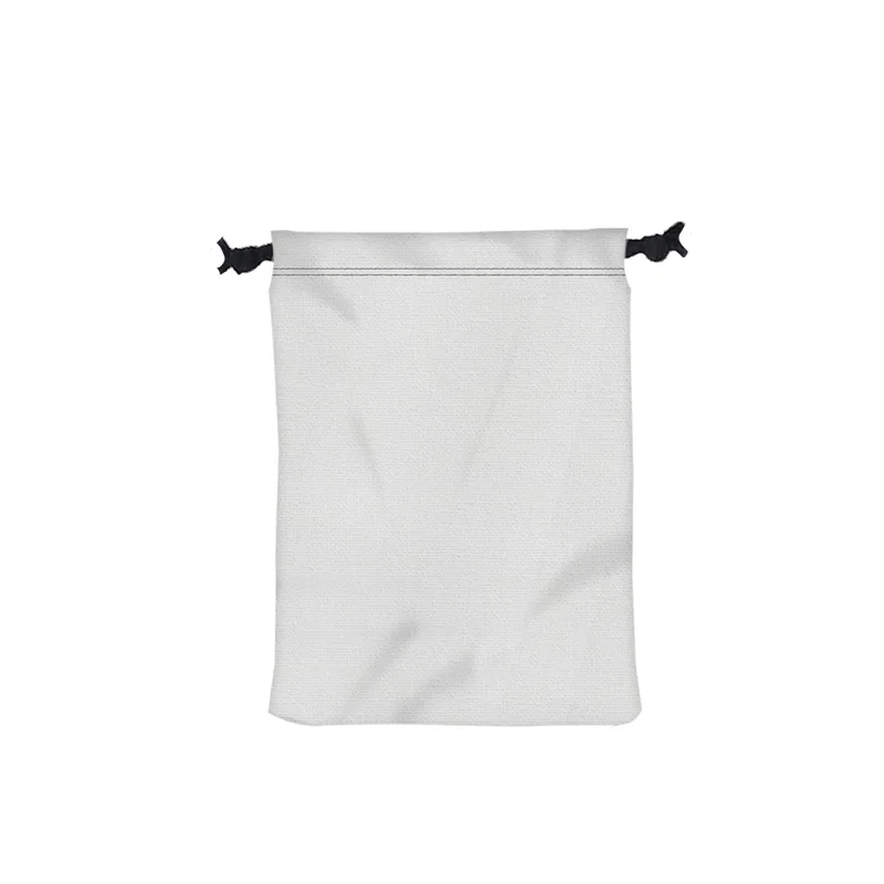 - 9" W X 12" H Canvas Drawstring Bag — view 3