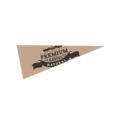Wide binding edge where the flag attaches to a wall