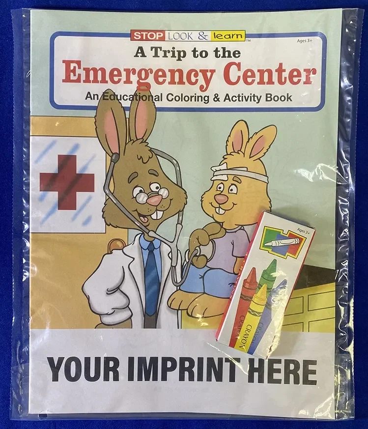 A Trip to the Emergency Center Coloring & Activity Book — view 2