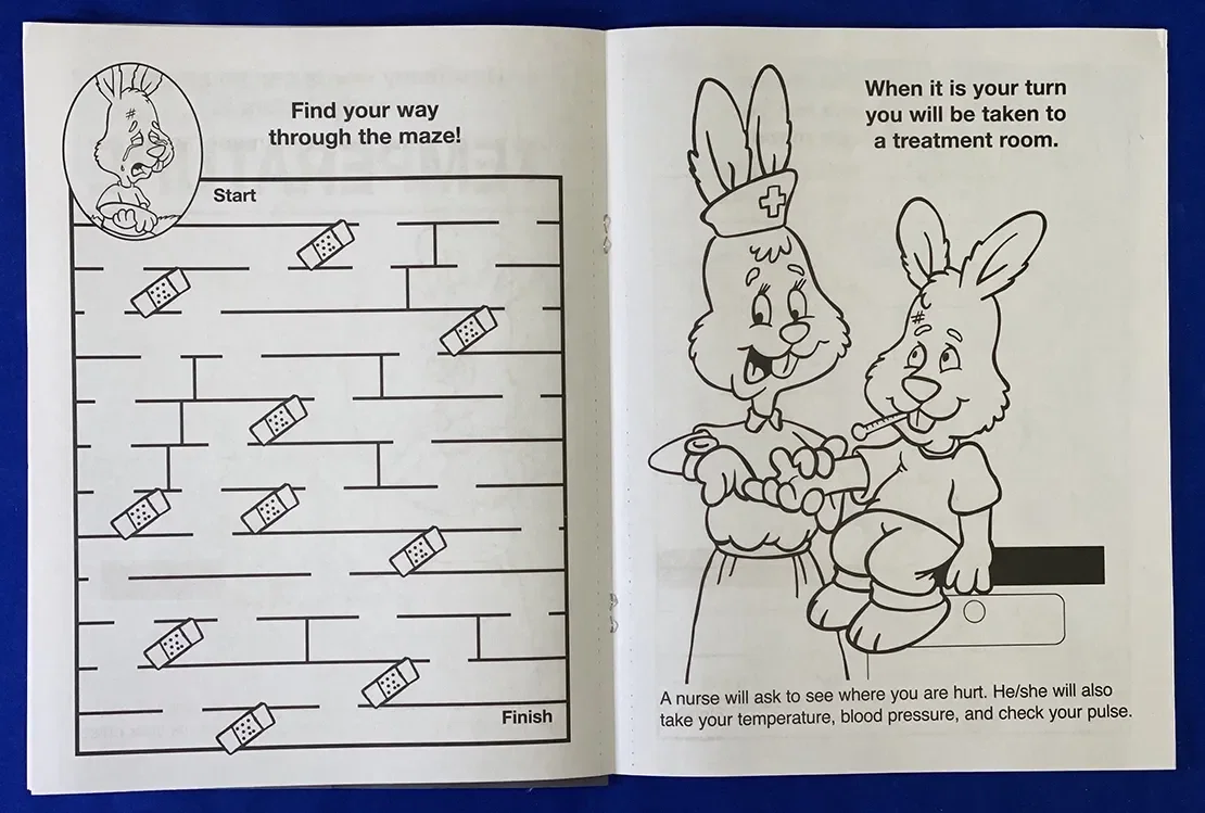 A Trip to the Emergency Center Coloring & Activity Book — view 3