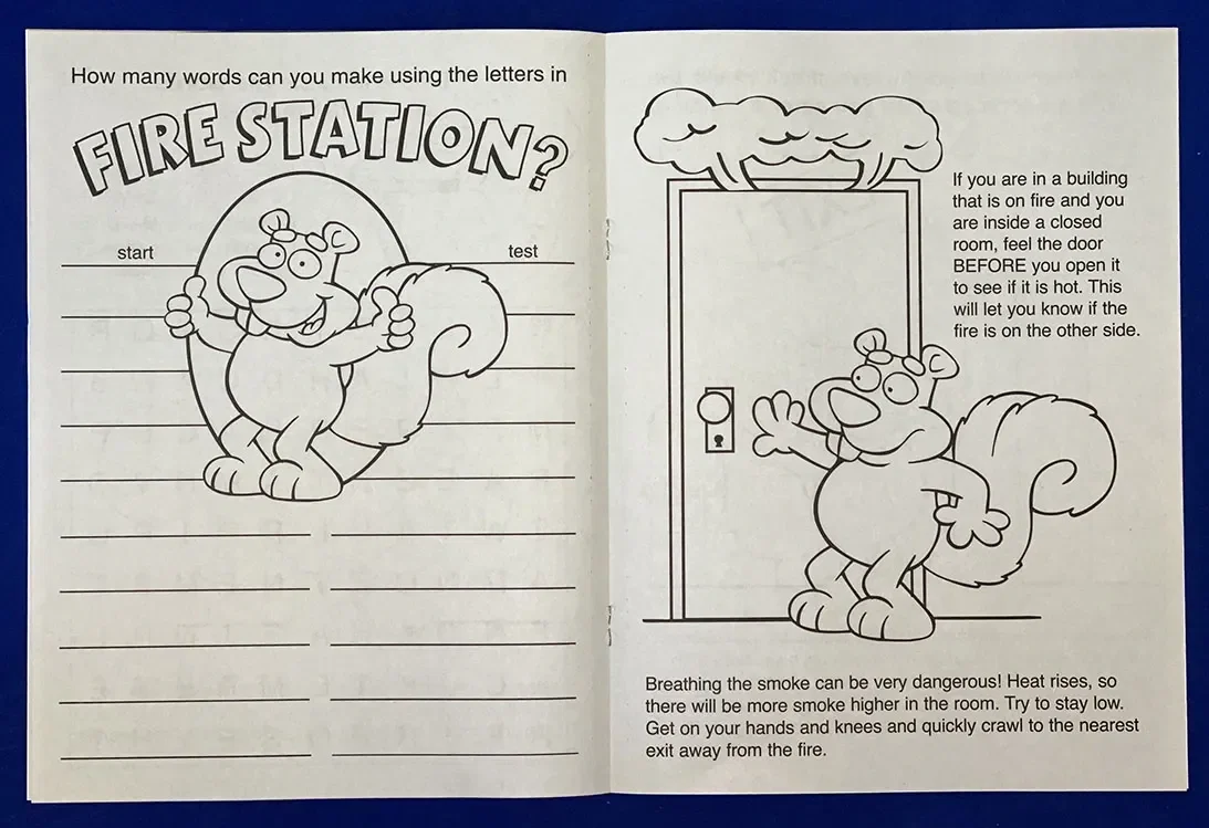 A Trip to the Fire Station Coloring & Activity Book — view 2