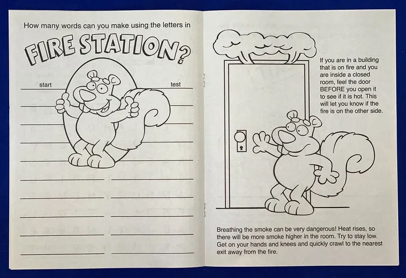 A Trip to the Fire Station Coloring & Activity Book — view 2