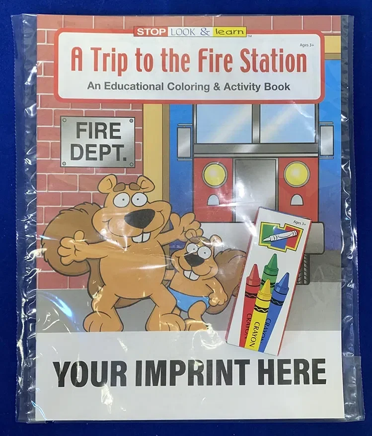 A Trip to the Fire Station Coloring & Activity Book — view 3
