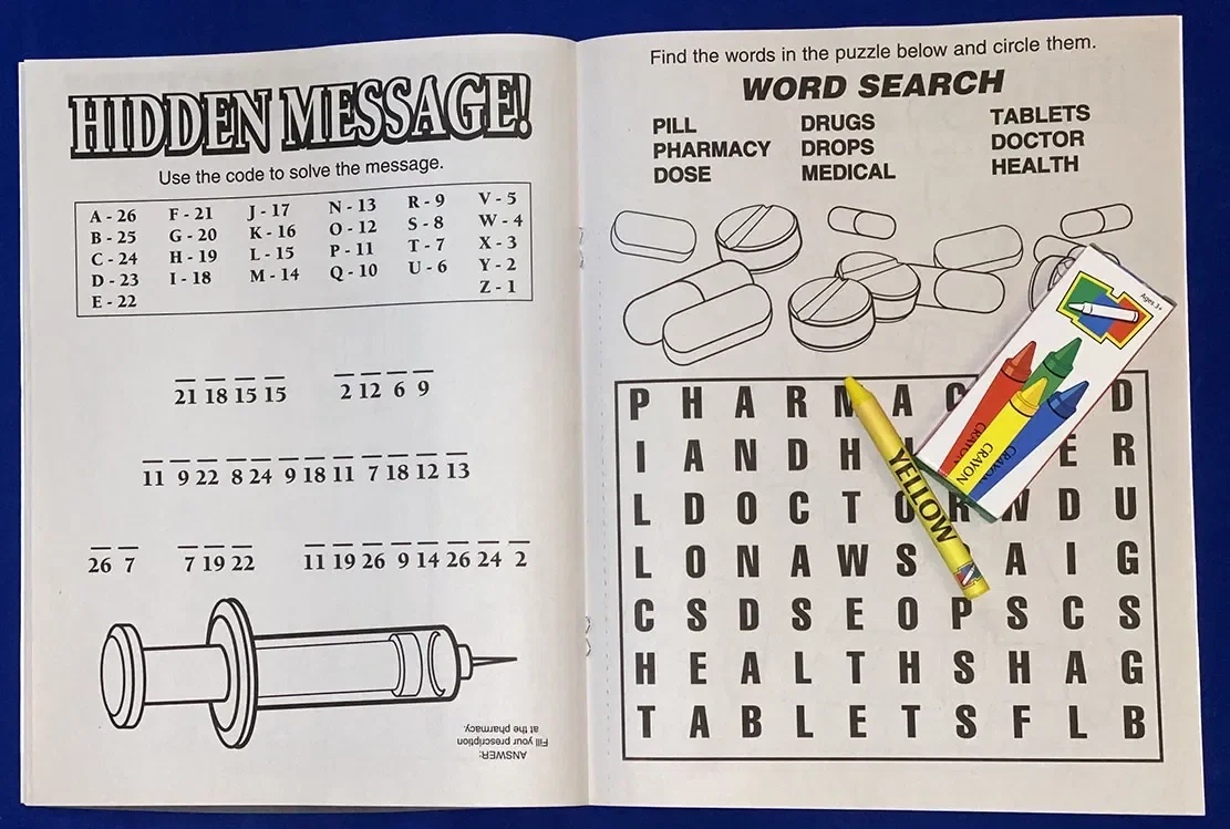 A Trip to the Pharmacy Coloring & Activity Book — view 2