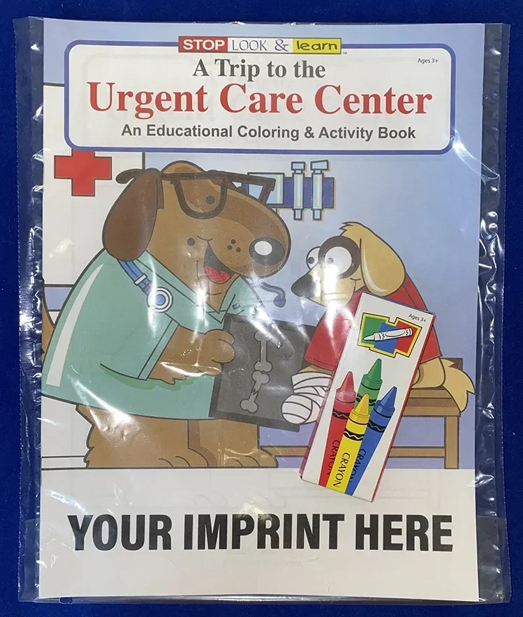 A Trip to the Urgent Care Center Coloring Activity Book — view 3