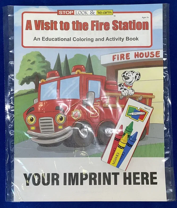 A Visit to the Fire Station Coloring Book — view 2